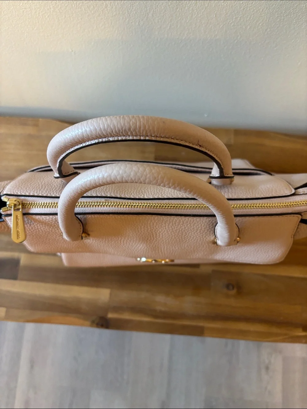 Michael Kors structured pebbled
